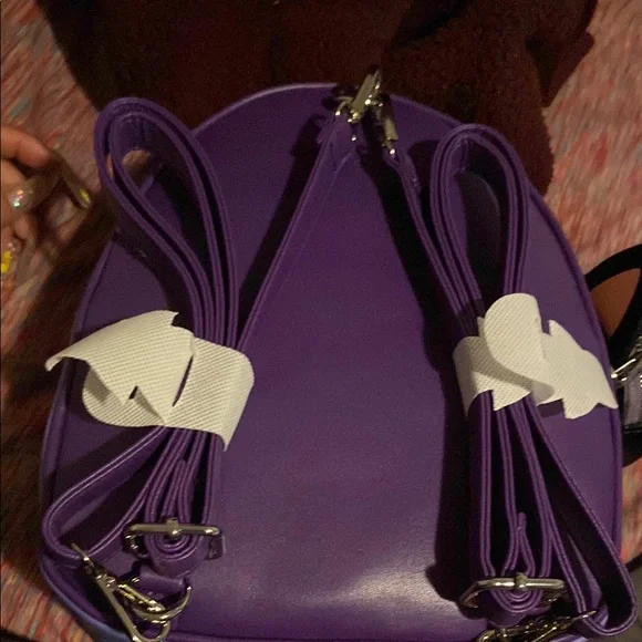 Hocus Pocus Purple Backpack with Cat Coin Purse - Picture 6 of 10